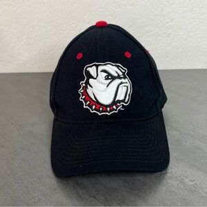 Georgia Bulldogs‎ Embroidered Hat Baseball Cap NCAA Zephyr Men's M/L Black